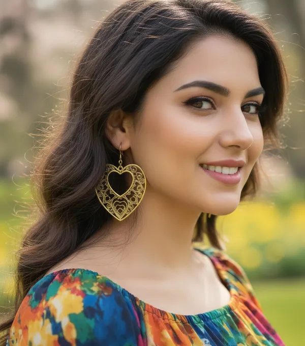 Multicolor_Golden_Soul_Heart_Earrings_For_Women
